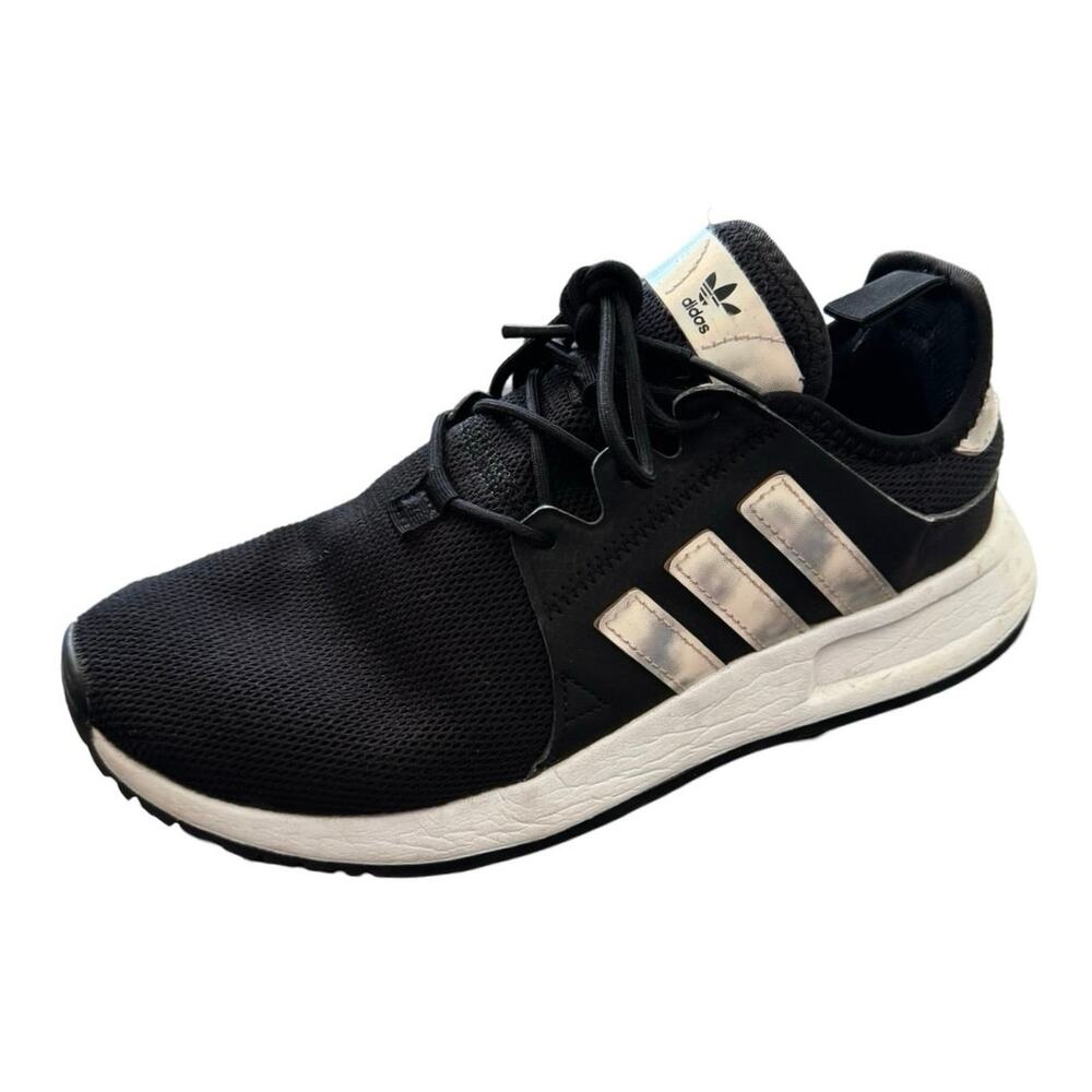 adidas X PLR Sneakers youth 5 women’s 7 Black Iridescent F97175 Athletic Shoes